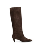 PHIL MELVIS Stivale donna marrone in suede