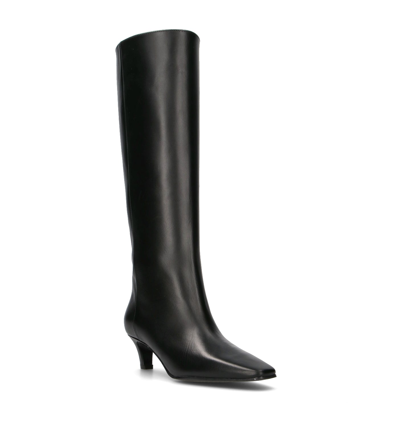 PHIL MELVIS Stivale donna nero in pelle