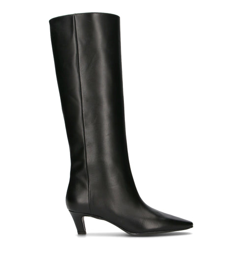 PHIL MELVIS Stivale donna nero in pelle