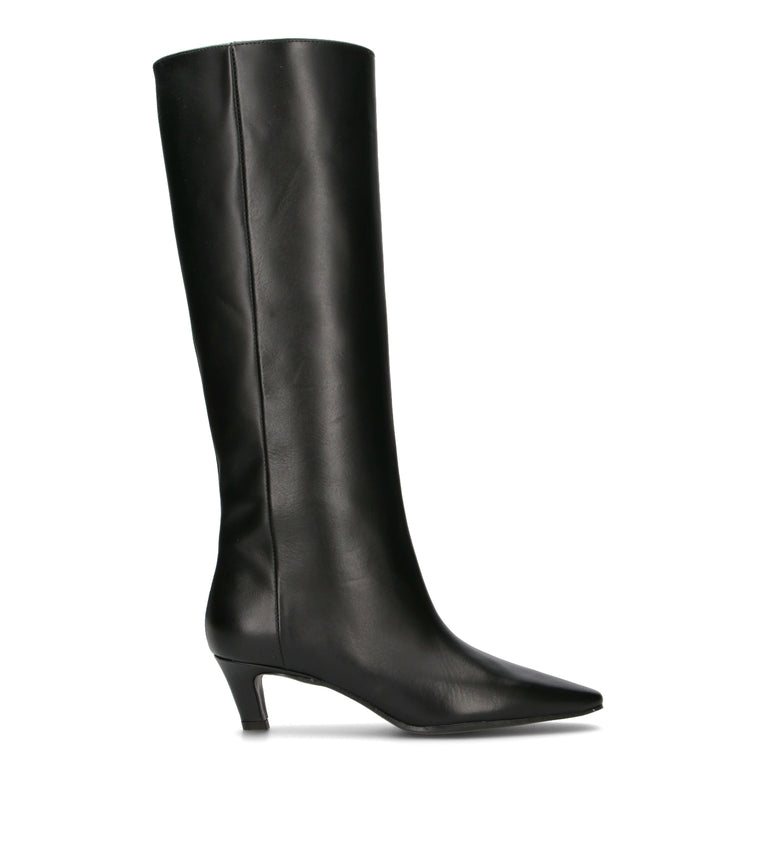 PHIL MELVIS Stivale donna nero in pelle