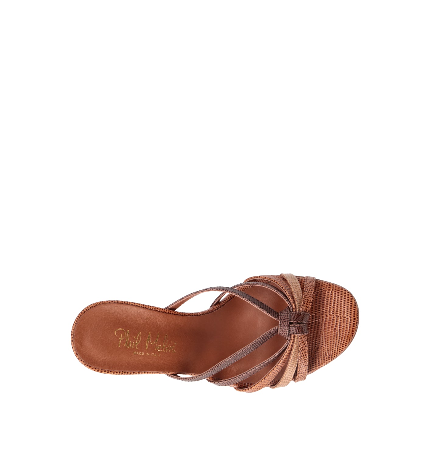 PHIL MELVIS Sandalo donna marrone in pelle
