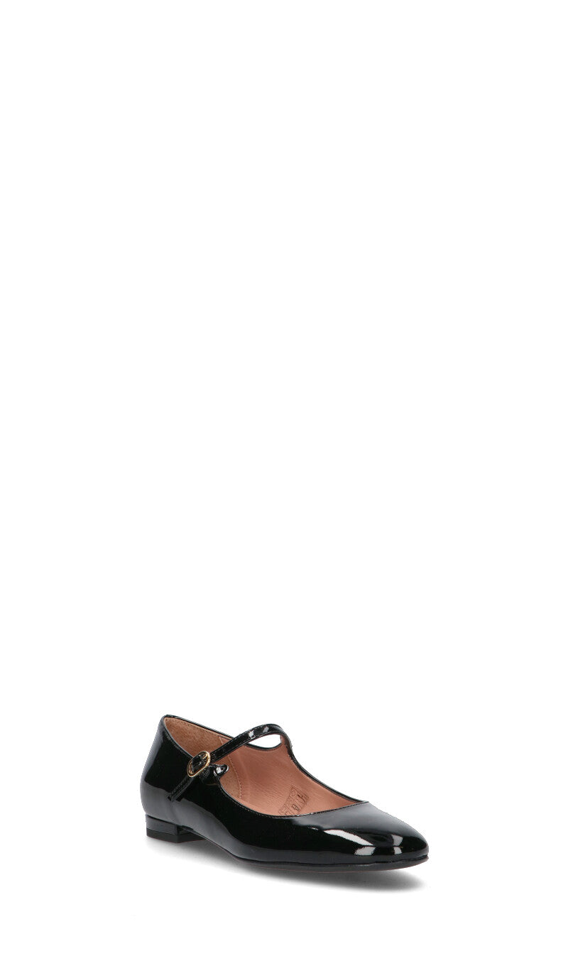 PHIL MELVIS Ballerina donna nera in pelle
