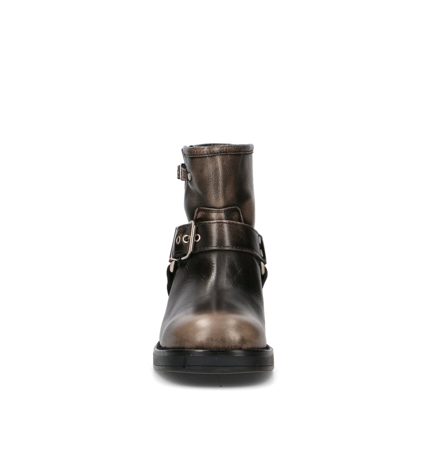 PHIL MELVIS Tronchetto donna taupe in pelle