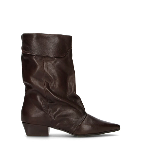 PHIL MELVIS Stivale donna marrone in pelle