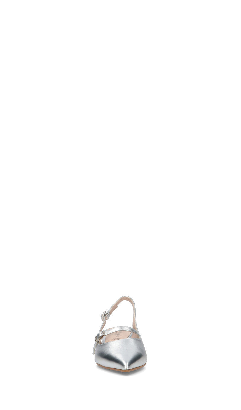 PERLAMARINA Slingback donna argento