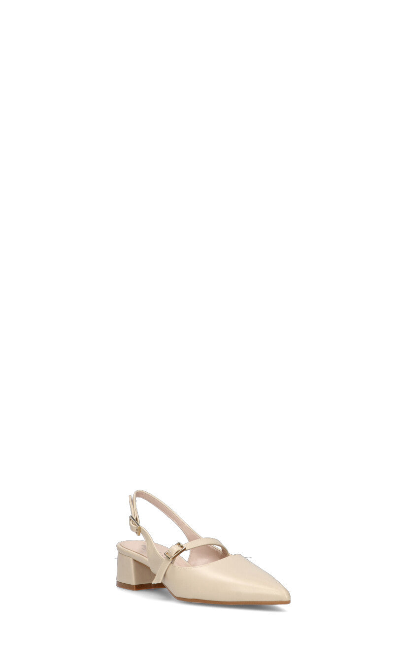 PERLAMARINA Slingback donna beige