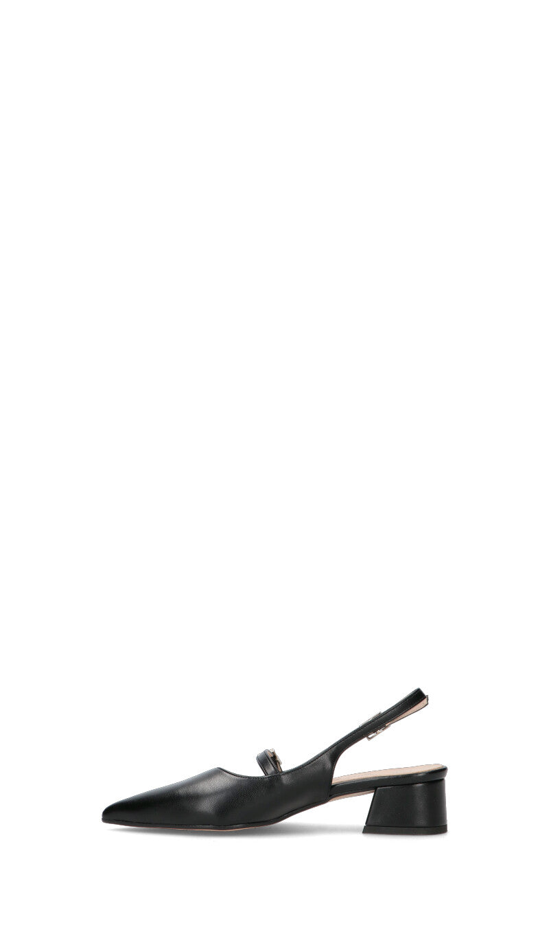 PERLAMARINA Slingback donna nera