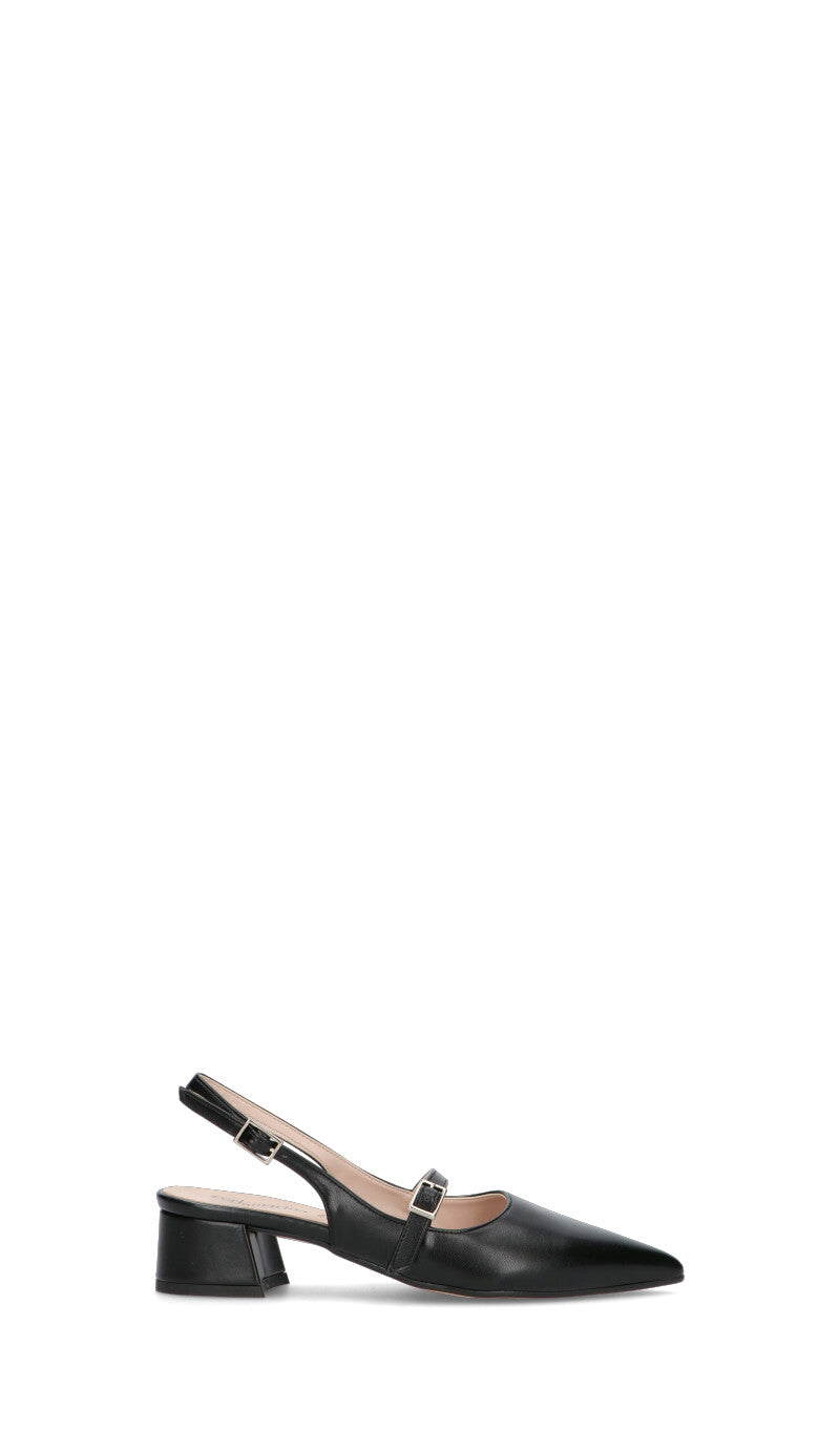 PERLAMARINA Slingback donna nera