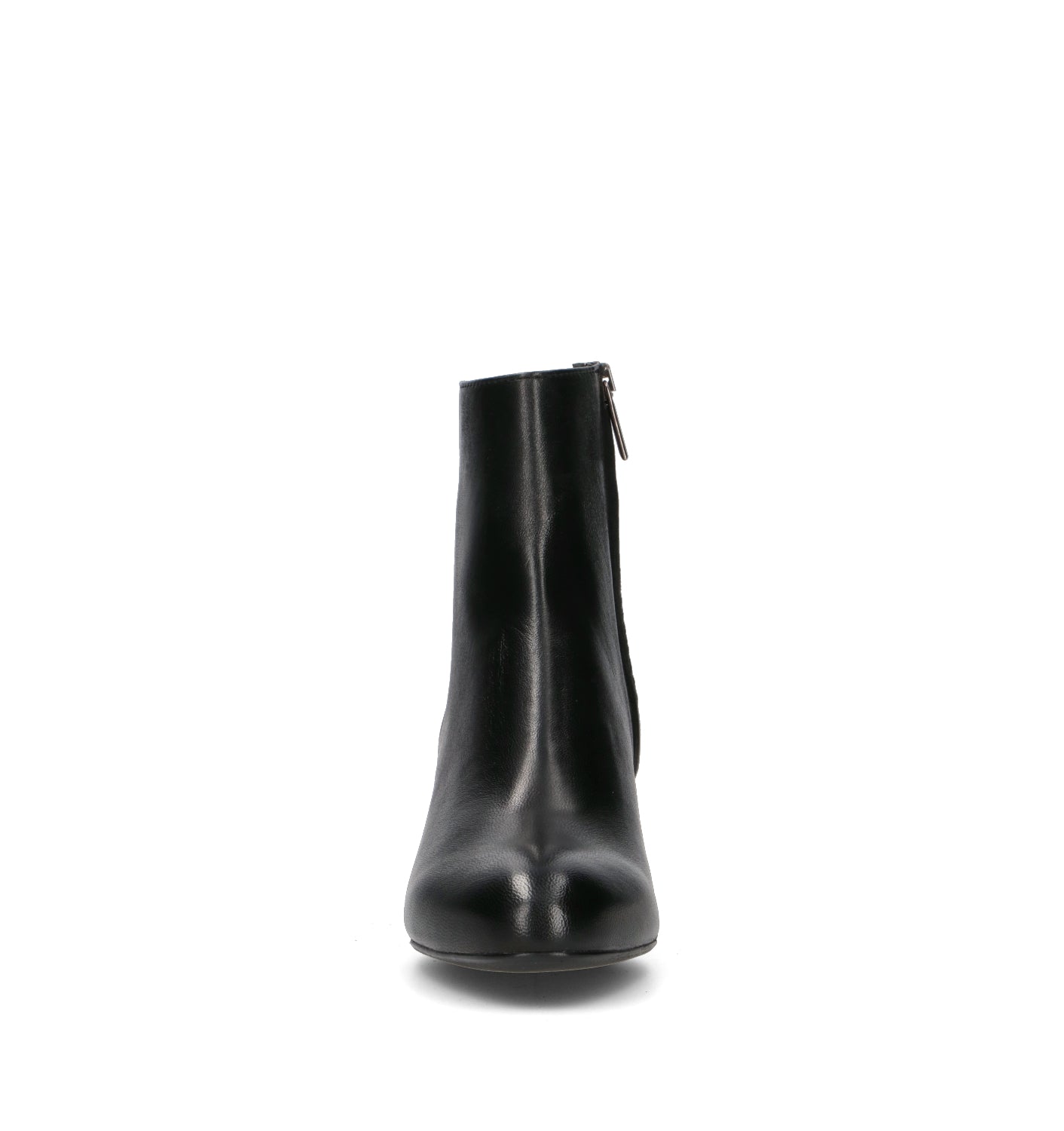PHIL MELVIS Tronchetto donna nero in pelle