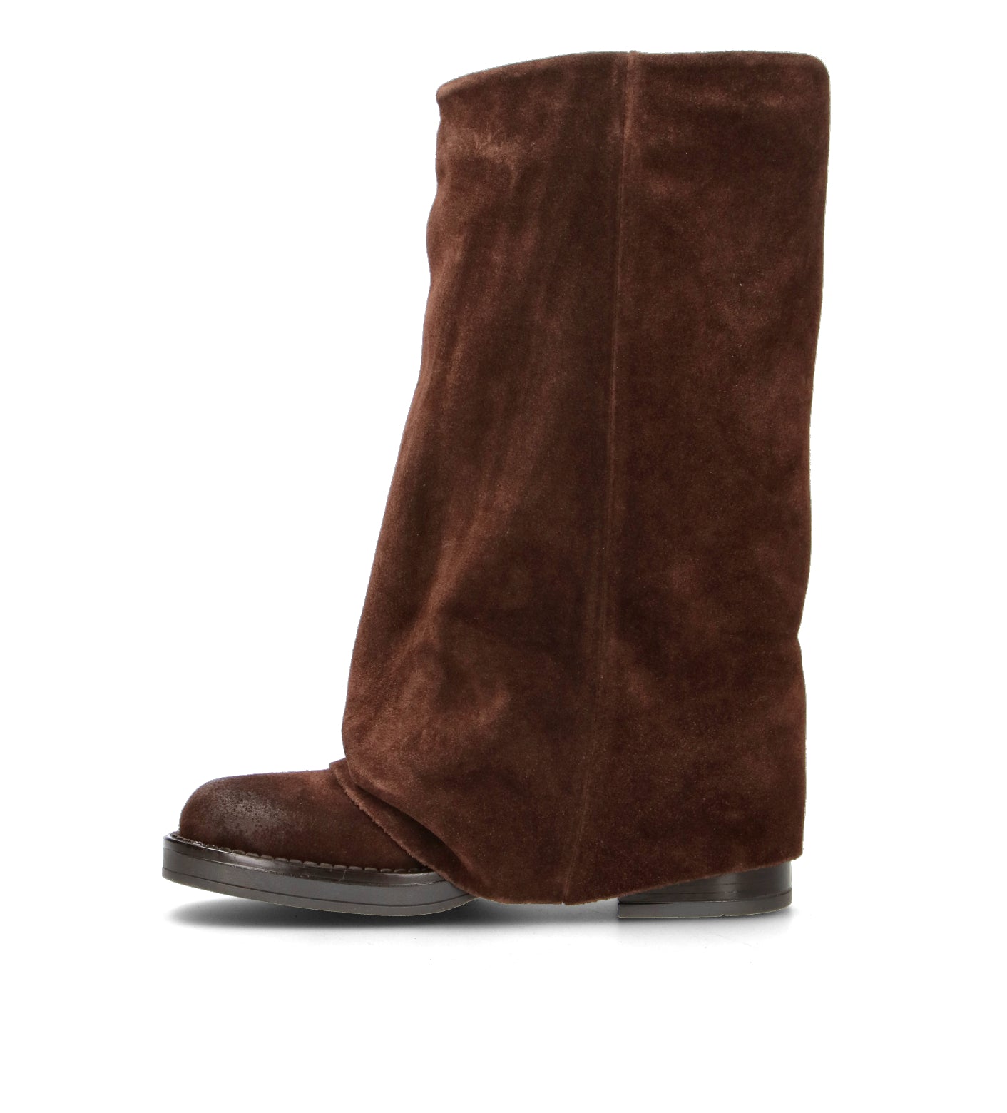PHIL MELVIS Stivale donna testa di moro in suede