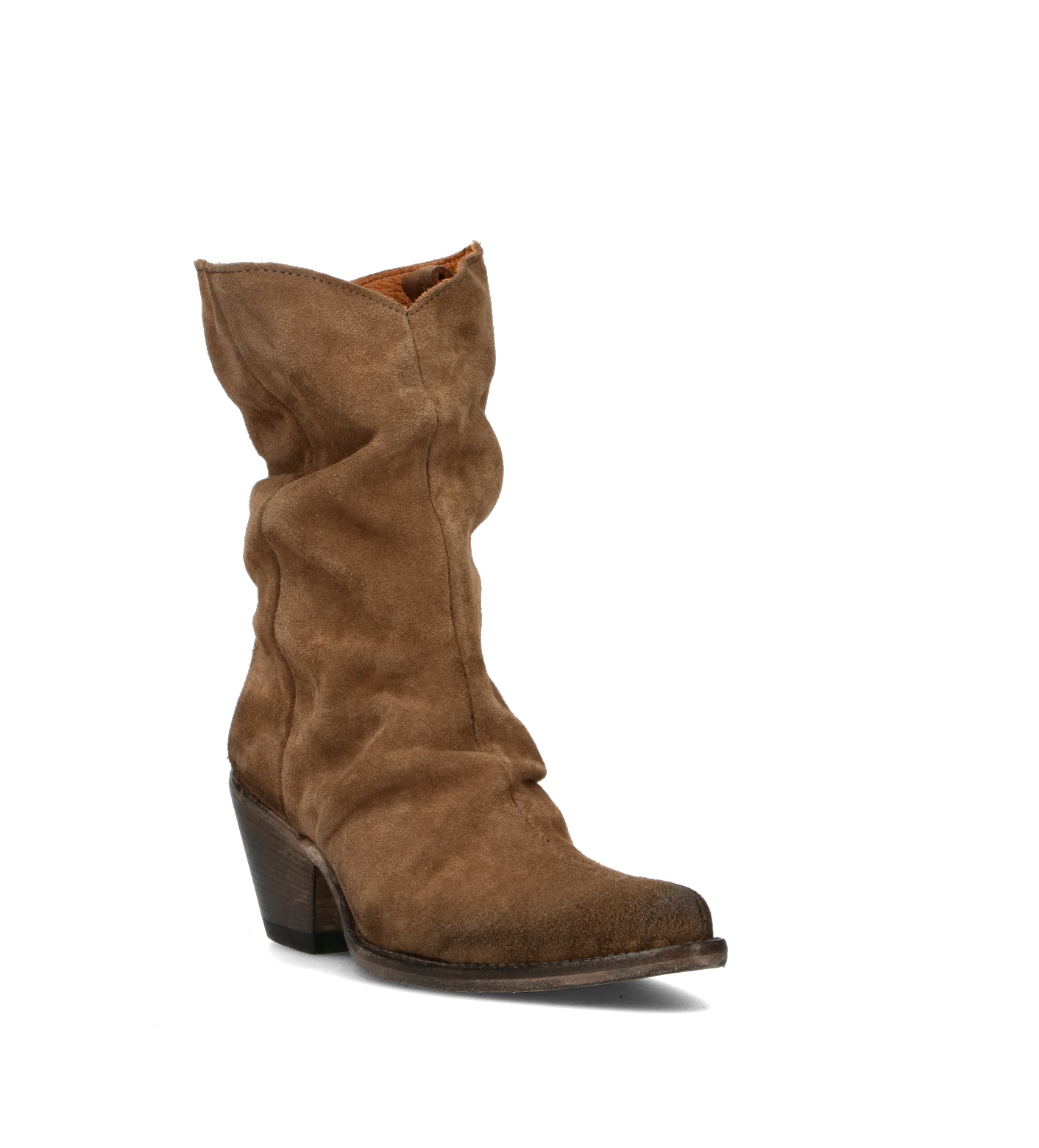 PHIL MELVIS Stivale donna marrone in suede