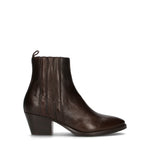 PHIL MELVIS Tronchetto donna marrone in pelle