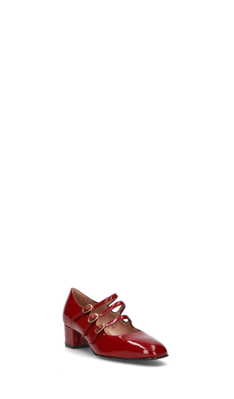PHIL MELVIS Décolleté donna rossa in pelle