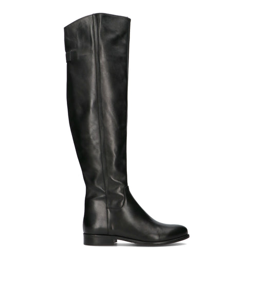 PHIL MELVIS Stivale donna nero in pelle