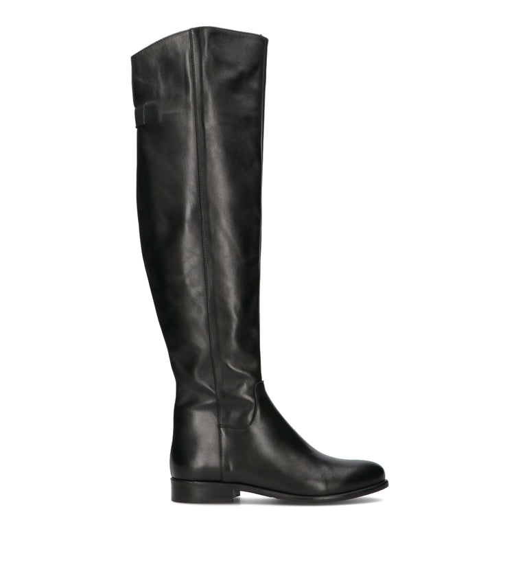 PHIL MELVIS Stivale donna nero in pelle