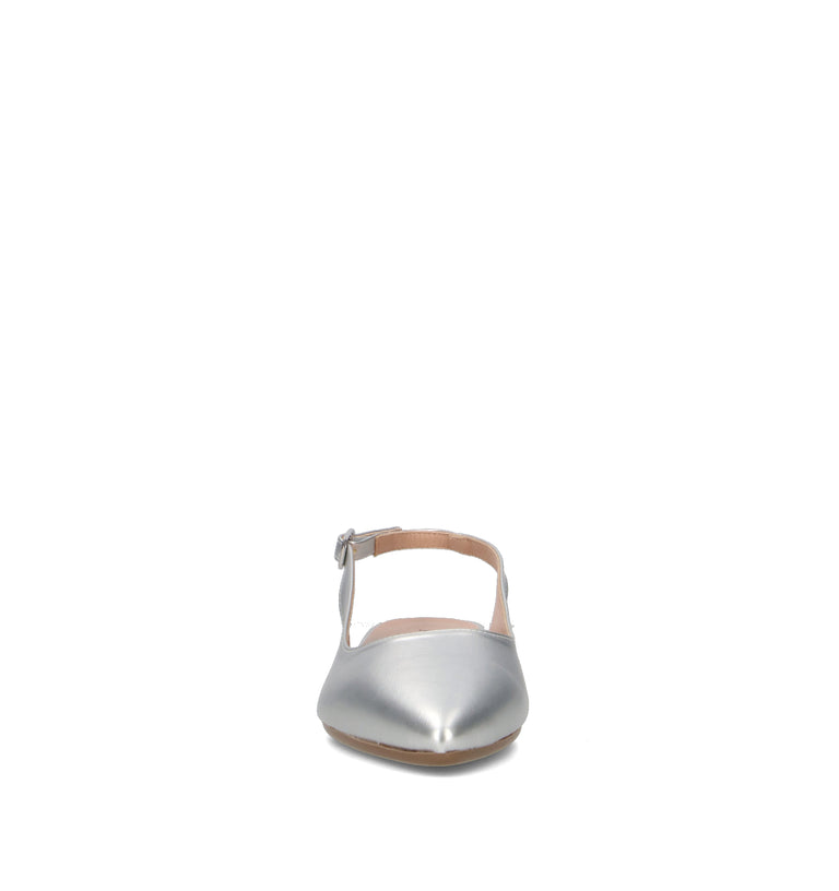 PERLAMARINA Slingback donna argento