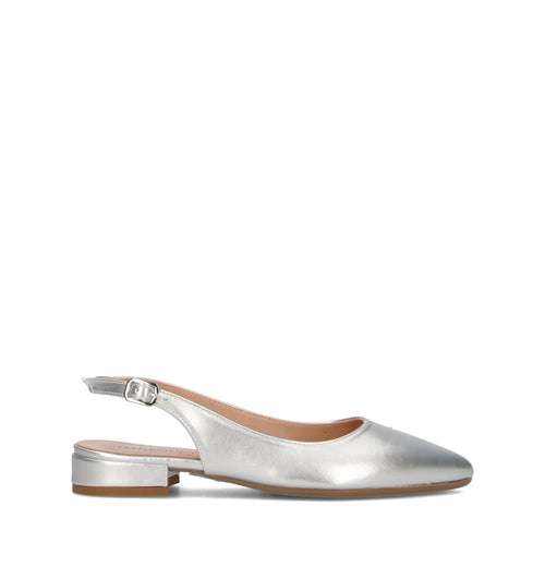 PERLAMARINA Slingback donna argento