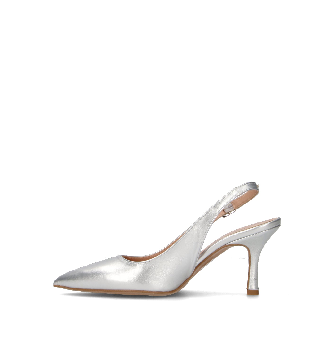 PERLAMARINA Slingback donna argento