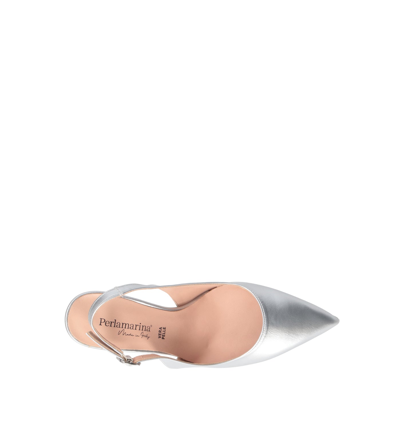 PERLAMARINA Slingback donna argento