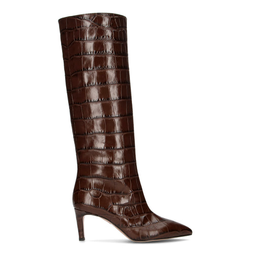 PHIL MELVIS Stivale donna marrone in pelle