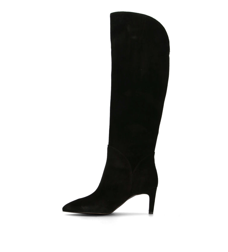 PHIL MELVIS Stivale donna nero in suede