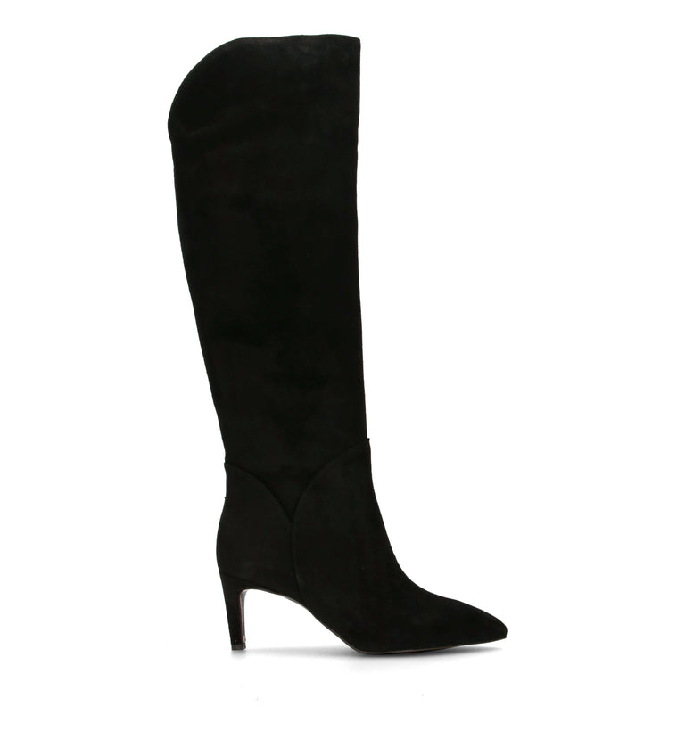 PHIL MELVIS Stivale donna nero in suede