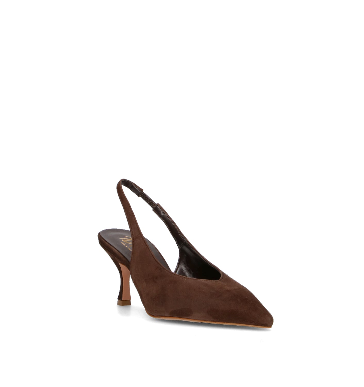 PHIL MELVIS Slingback donna testa di moro in suede
