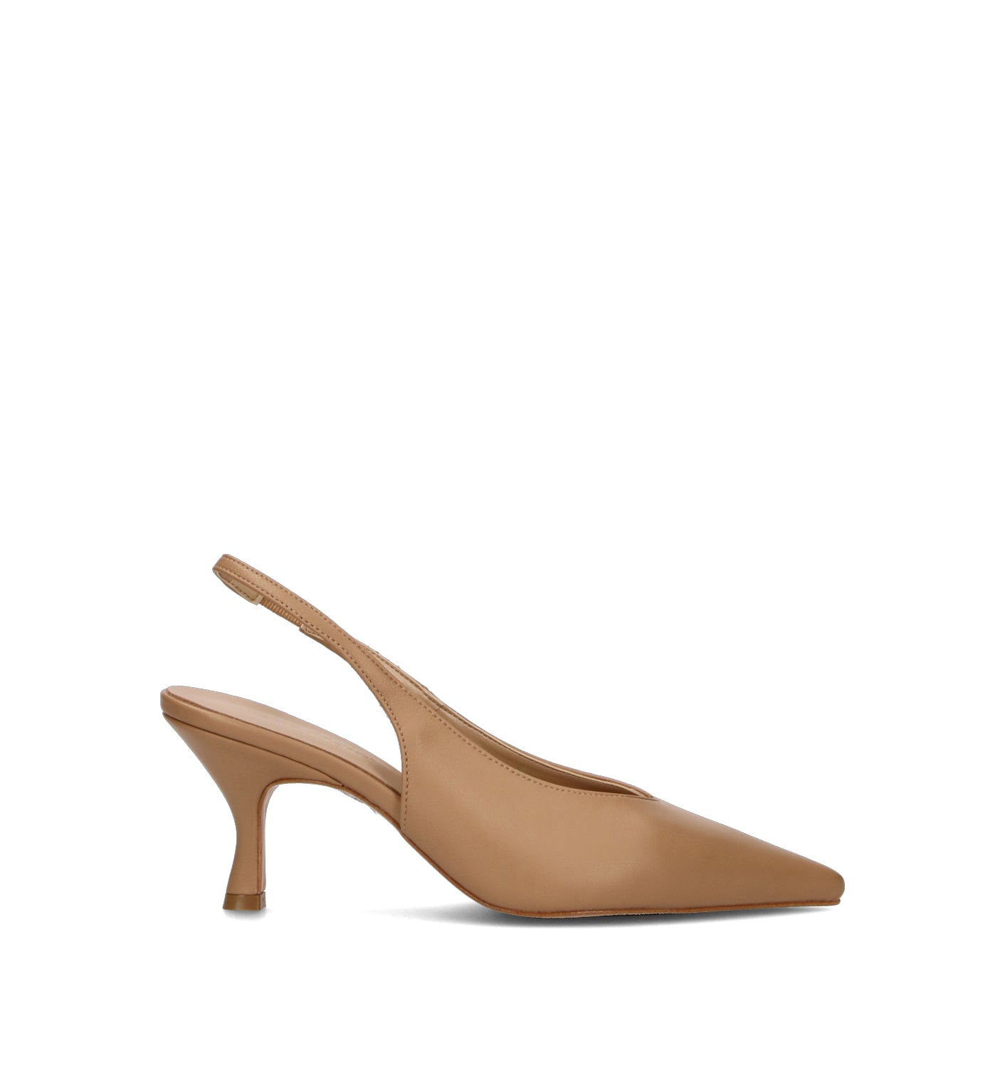 PHIL MELVIS Slingback donna cammello in pelle