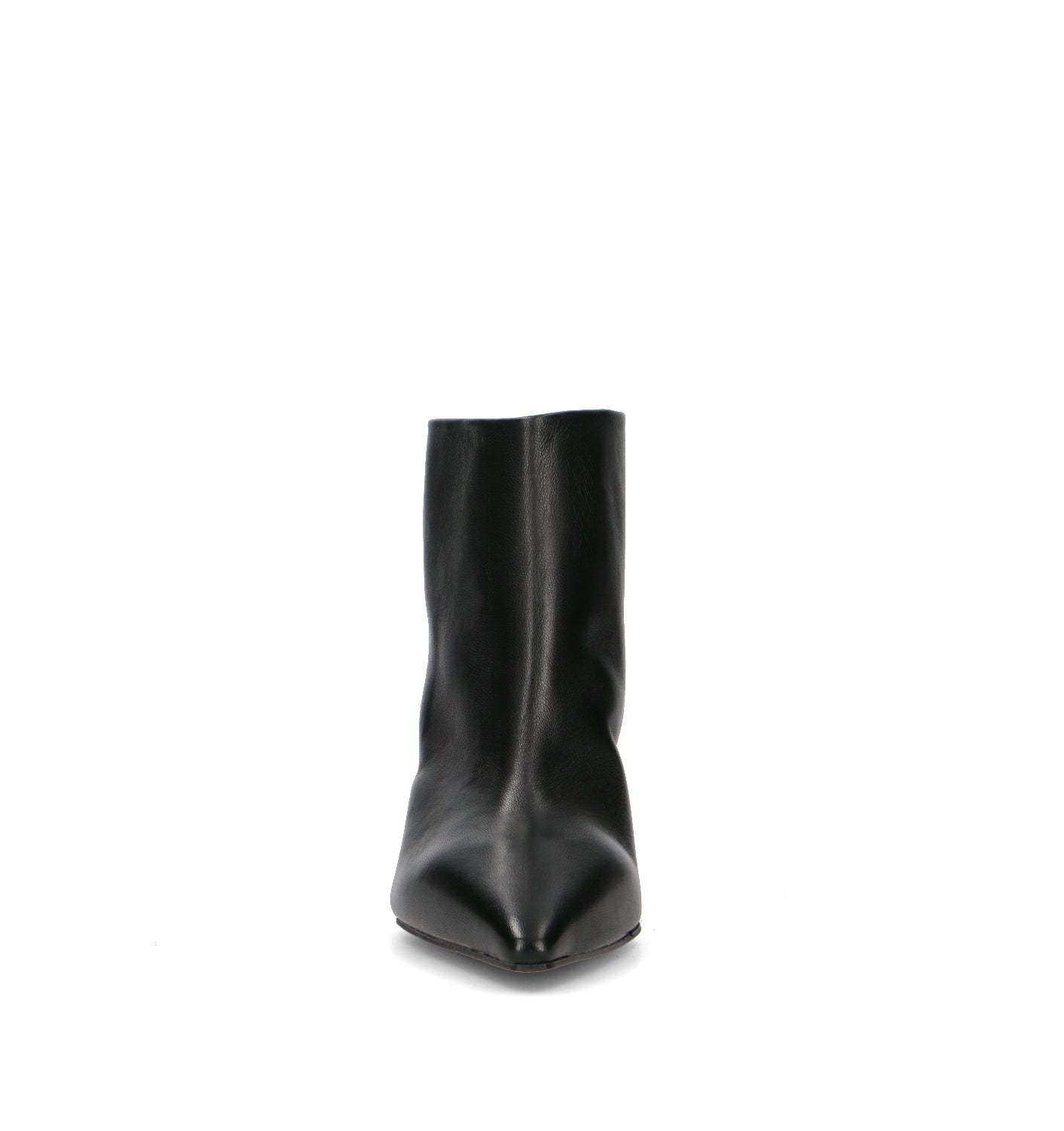 PHIL MELVIS Tronchetto donna nero in pelle
