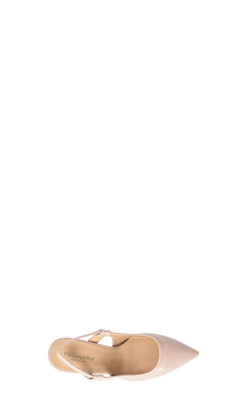 PERLAMARINA Slingback donna cipria
