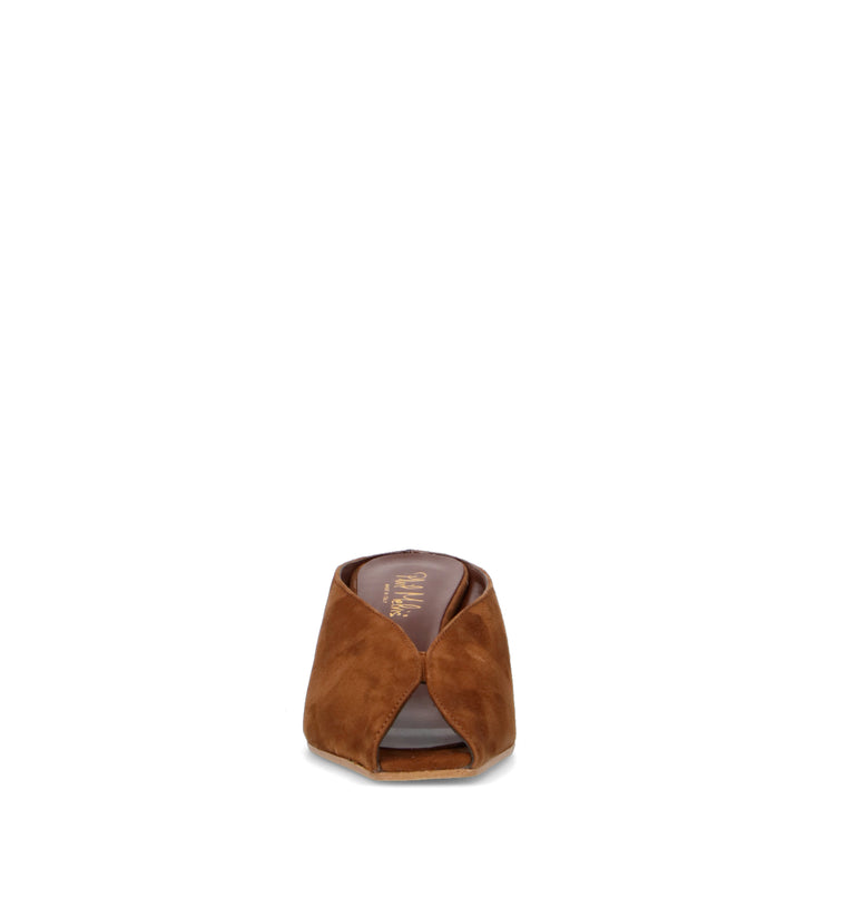 PHIL MELVIS Sandalo donna cioccolato in suede