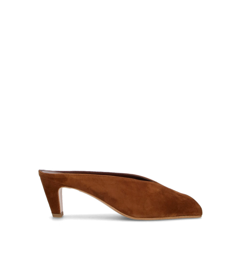 PHIL MELVIS Sandalo donna cioccolato in suede