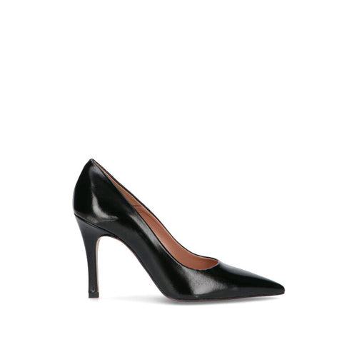 PHIL MELVIS Décolleté donna nera in pelle