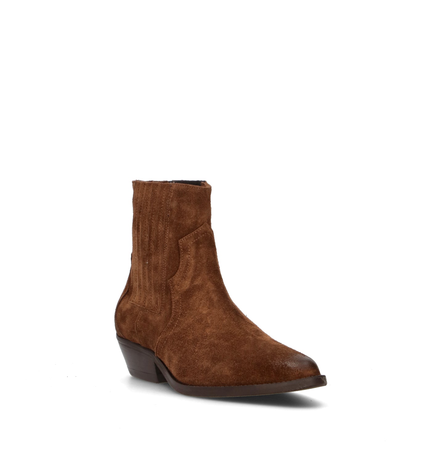 PHIL MELVIS Tronchetto donna marrone in suede