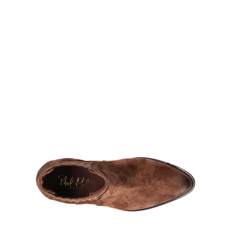 PHIL MELVIS Tronchetto donna marrone in suede