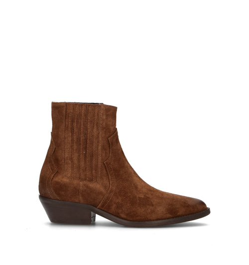 PHIL MELVIS Tronchetto donna marrone in suede