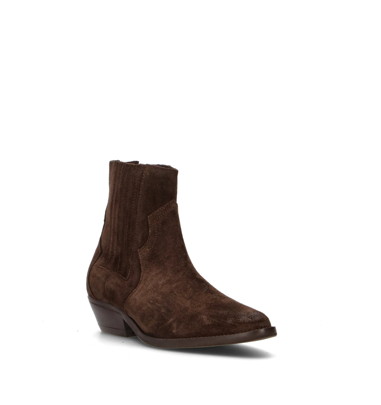 PHIL MELVIS Tronchetto donna marrone in suede