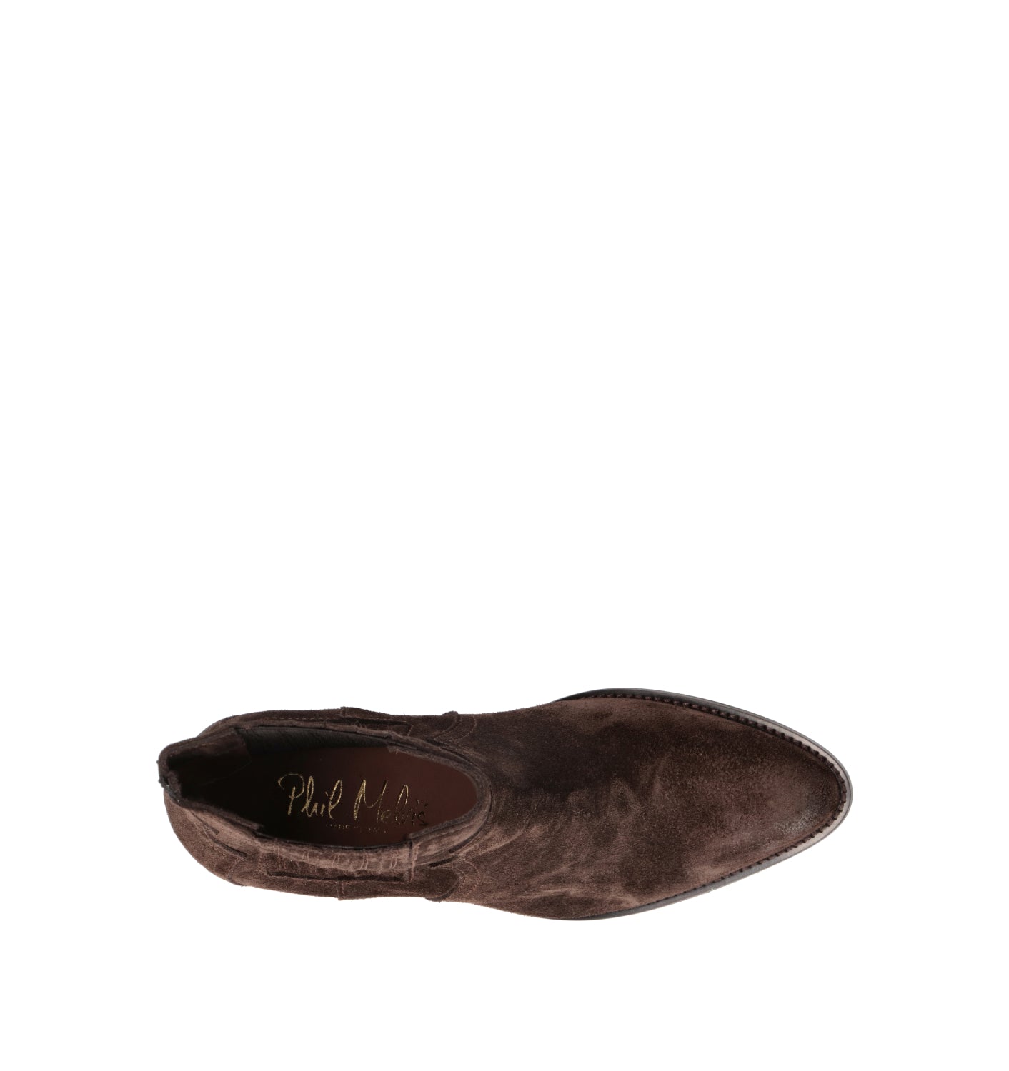 PHIL MELVIS Tronchetto donna marrone in suede