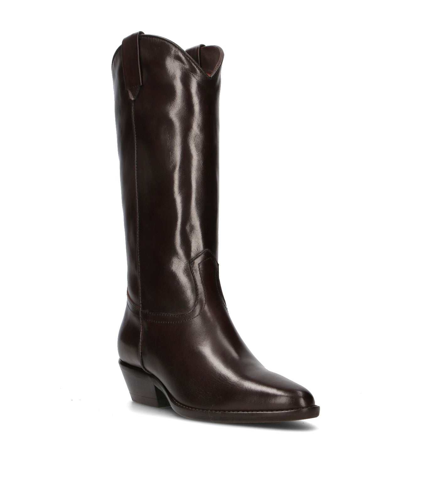 PHIL MELVIS Stivale donna testa di moro in pelle