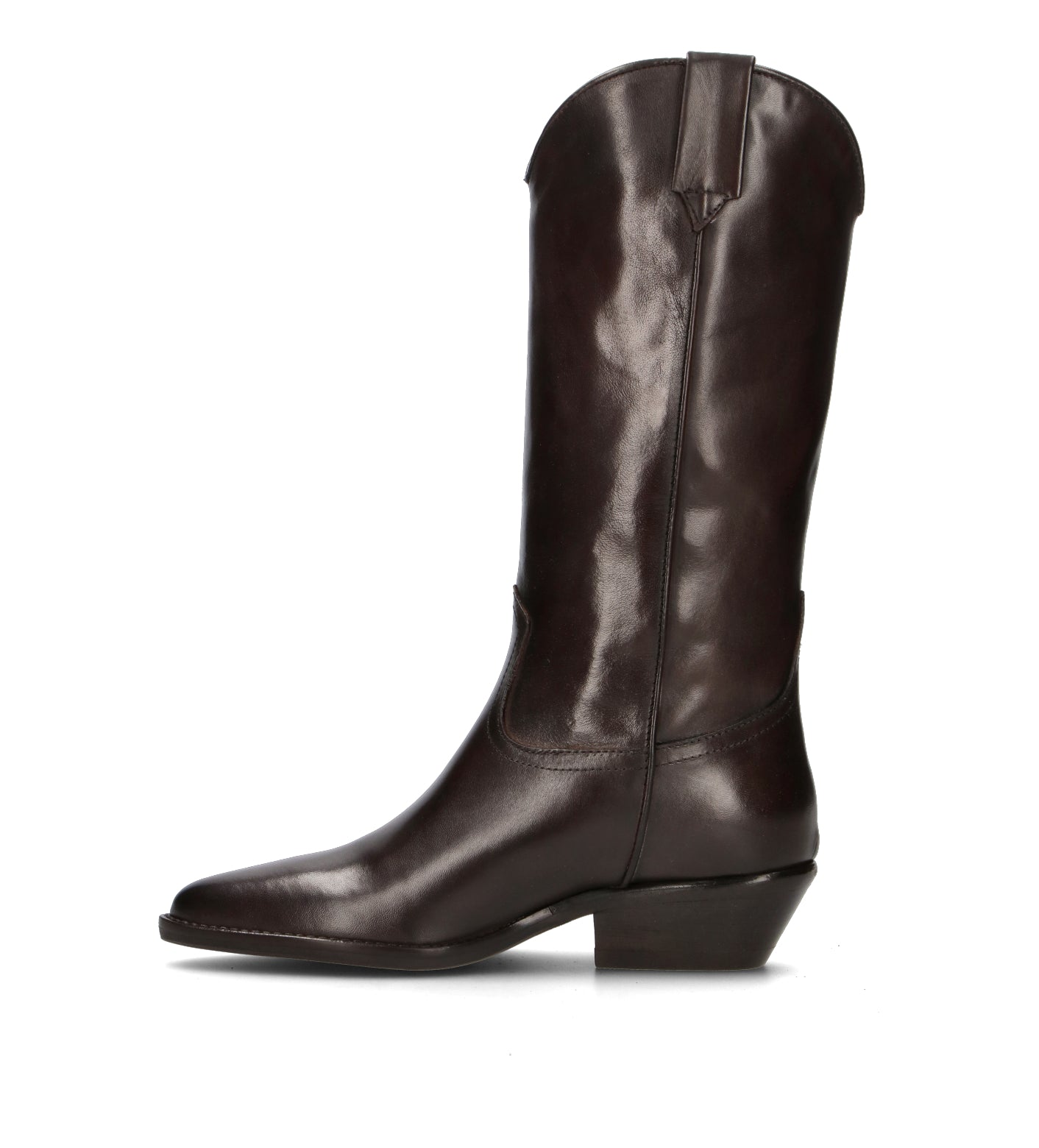 PHIL MELVIS Stivale donna testa di moro in pelle