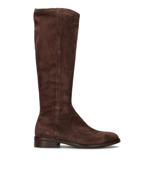PHIL MELVIS Stivale donna testa di moro in suede