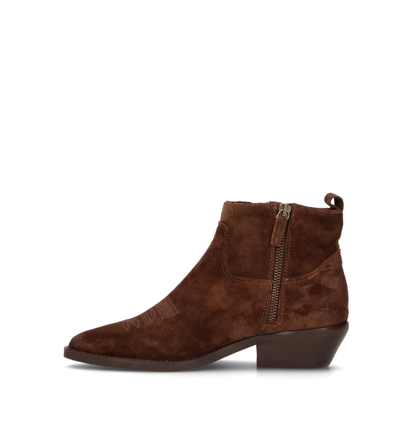 PHIL MELVIS Tronchetto donna marrone in suede