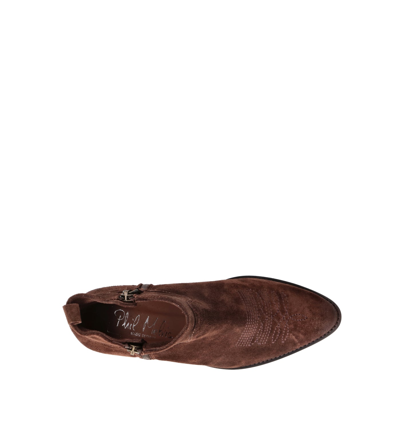 PHIL MELVIS Tronchetto donna marrone in suede