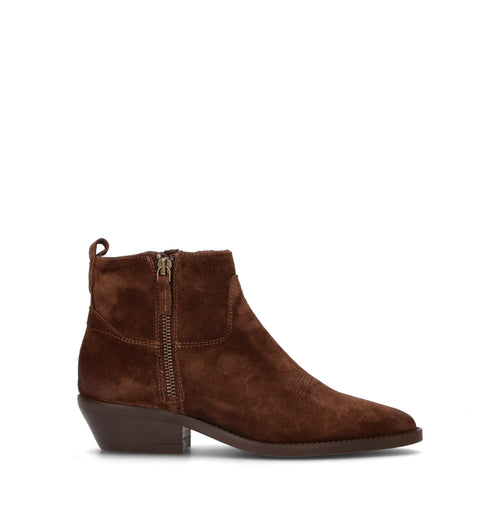 PHIL MELVIS Tronchetto donna marrone in suede