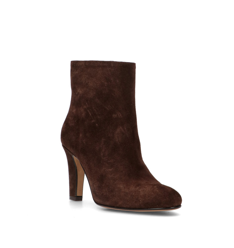 PHIL MELVIS Tronchetto donna marrone in suede