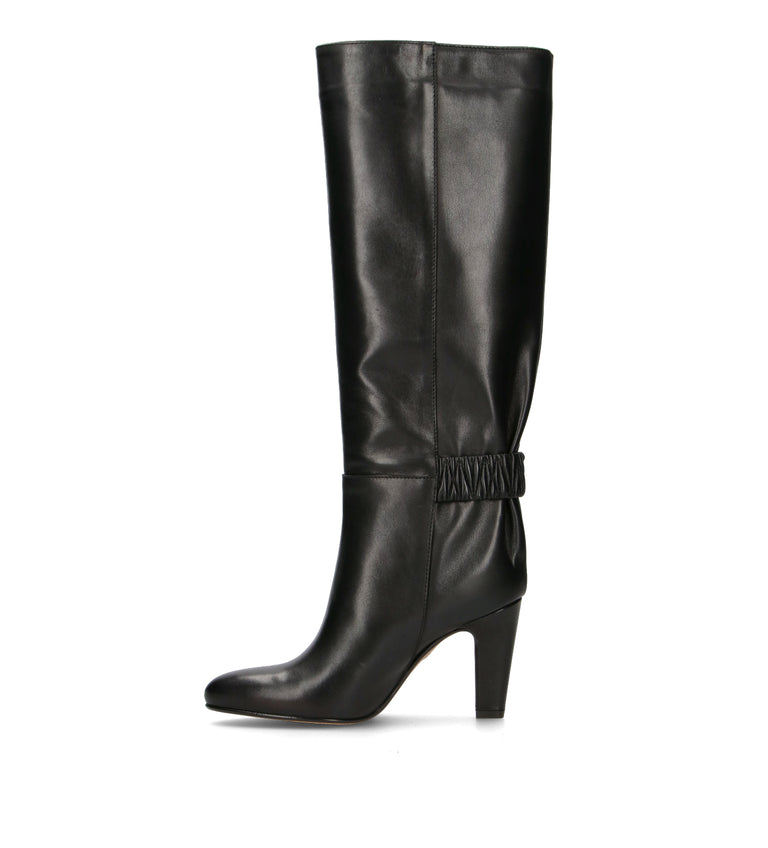 PHIL MELVIS Stivale donna nero in pelle