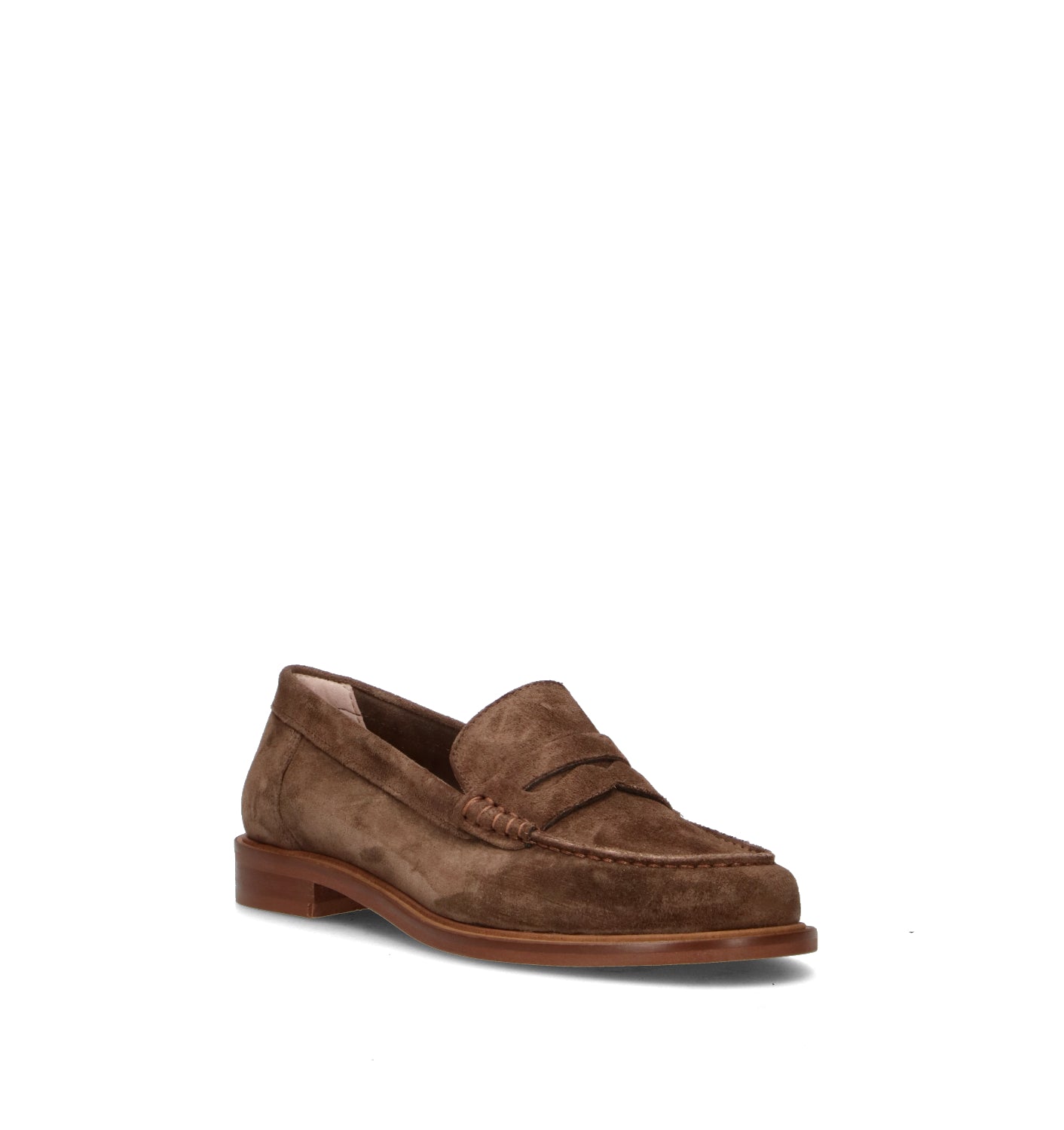 PHIL MELVIS Mocassino donna marrone in suede