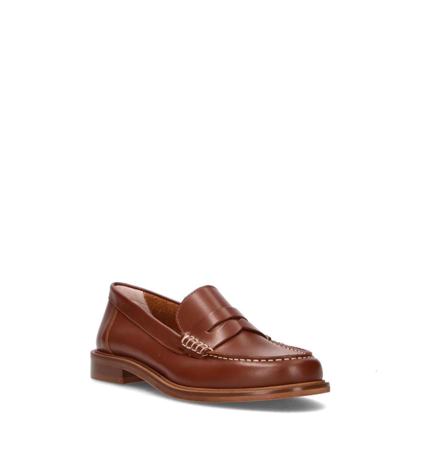 PHIL MELVIS Mocassino donna marrone in pelle