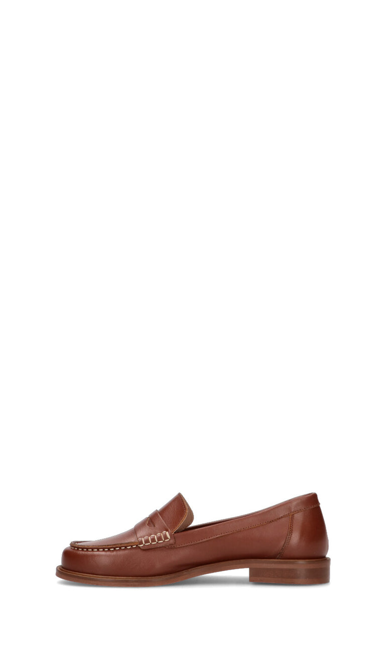 PHIL MELVIS Mocassino donna marrone in pelle