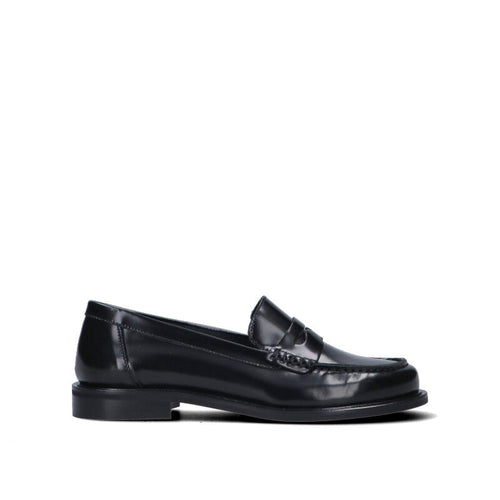PHIL MELVIS Mocassino donna nero in pelle
